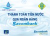 Hướng dẫn thanh toán tiền nước qua Ngân hàng Sacombank