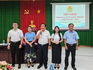 Đại hội Công đoàn cơ sở Thành viên số 1, nhiệm kỳ 2025 - 2030