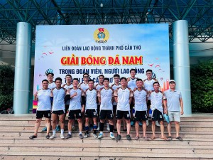 CĐCS Công ty tham gia Giải bóng đá nam Công đoàn viên thành phố Cần Thơ năm 2026