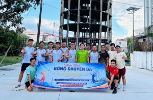 Đoàn cơ sở Công ty giao lưu bóng chuyền kỷ niệm 81 năm Quốc Khánh 2/9