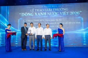 CANTHOWASSCO vinh dự nhận Giải thưởng "Dòng xanh nước Việt 2026"