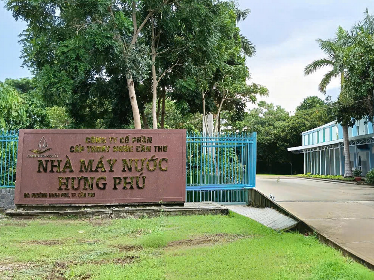 Xí nghiệp cấp nước Hưng Phú công ty cấp thoát nước cần thơ