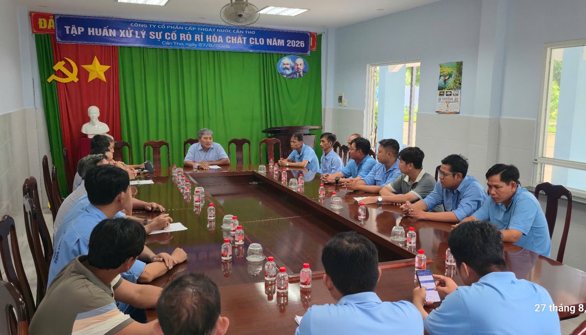 Công ty tổ chức tập huấn xử lý sự cố rò rỉ hóa chất Clo năm 2026